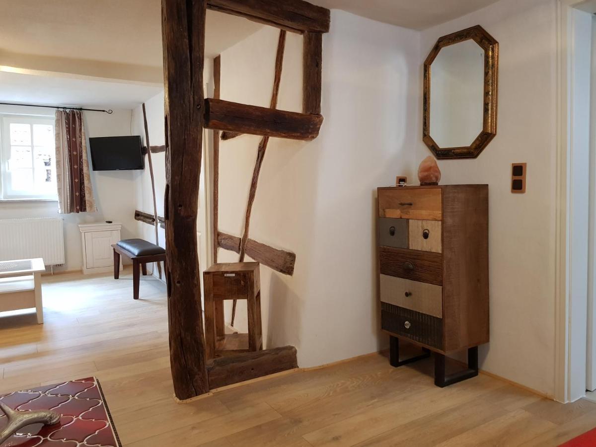 Zauberhafte Wohnung in der Nähe von Heidelberg, top Lage Hirschhorn Exterior foto